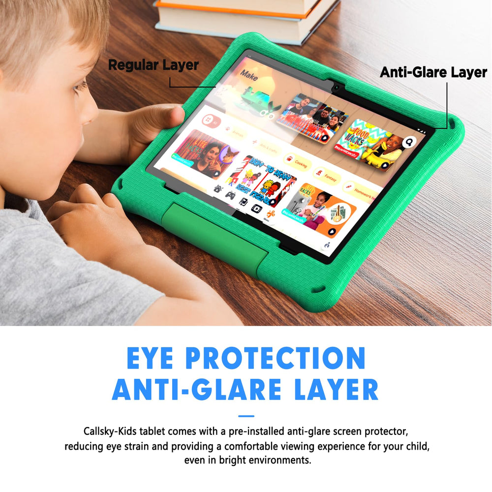 Callsky-Kids Android 15 UI demonstrating safe, kid-friendly experience