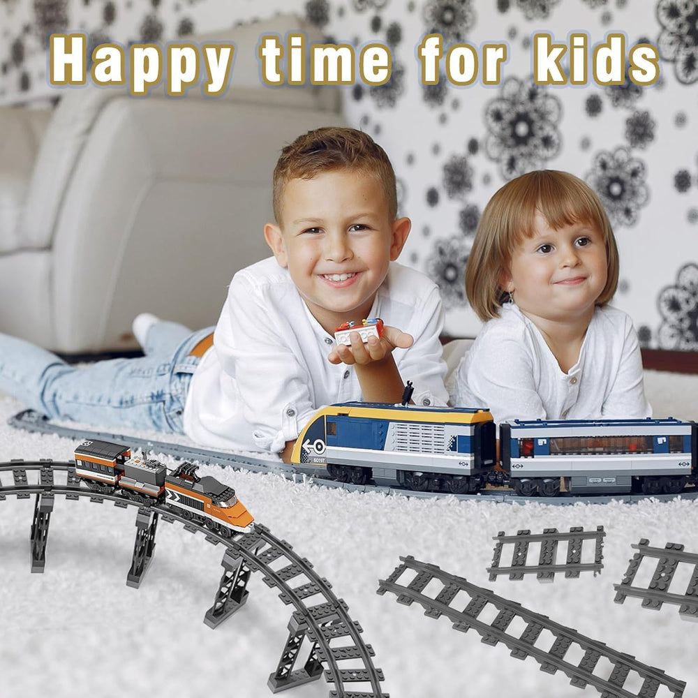 CALMDR train track bridge with uphill and downhill sections.