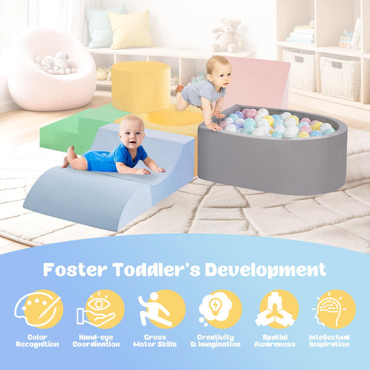 CAMELUS climbing blocks soft fabric invites gentle play and tactile comfort.