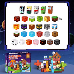 Cameparck Magnetic Blocks mining theme elements encourage tactile building and critical thinking