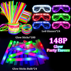 Camlinbo glow party set at pool or wedding for bright ambiance.