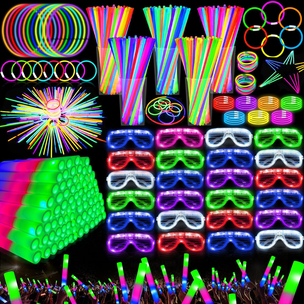 Camlinbo glow foam sticks 16-inch in action for nighttime celebrations.