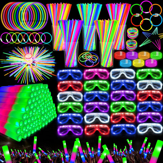 Camlinbo glow foam sticks 16-inch in action for nighttime celebrations.
