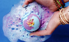 Canal Toys So Bomb DIY bath time fizz in tub visual appeal