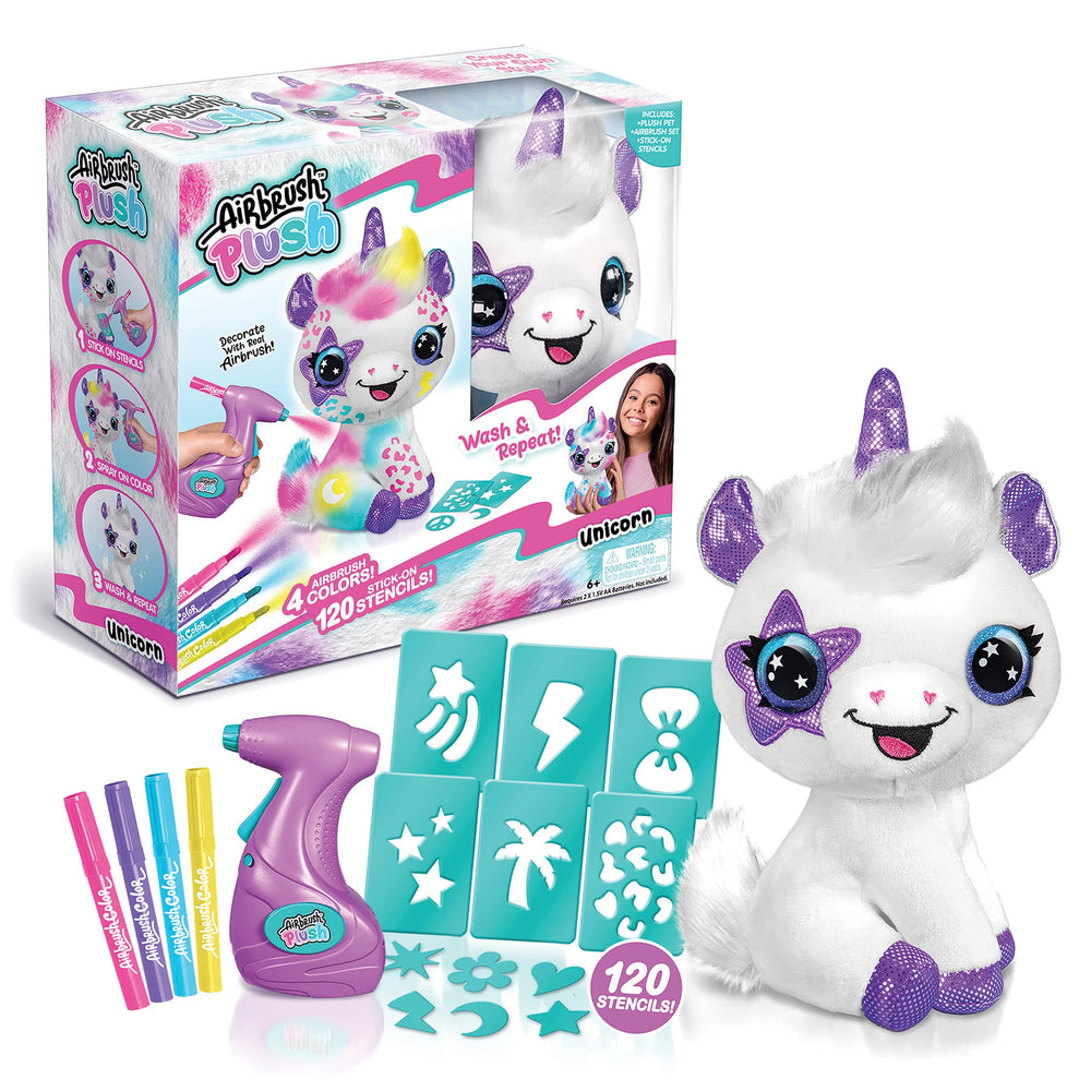 Canal Toys Soft fur close up highlights the plush texture for creative play on the unicorn