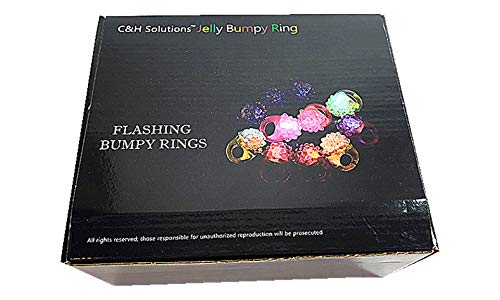 C&H Solutions stretchy jelly rings shown on fingers