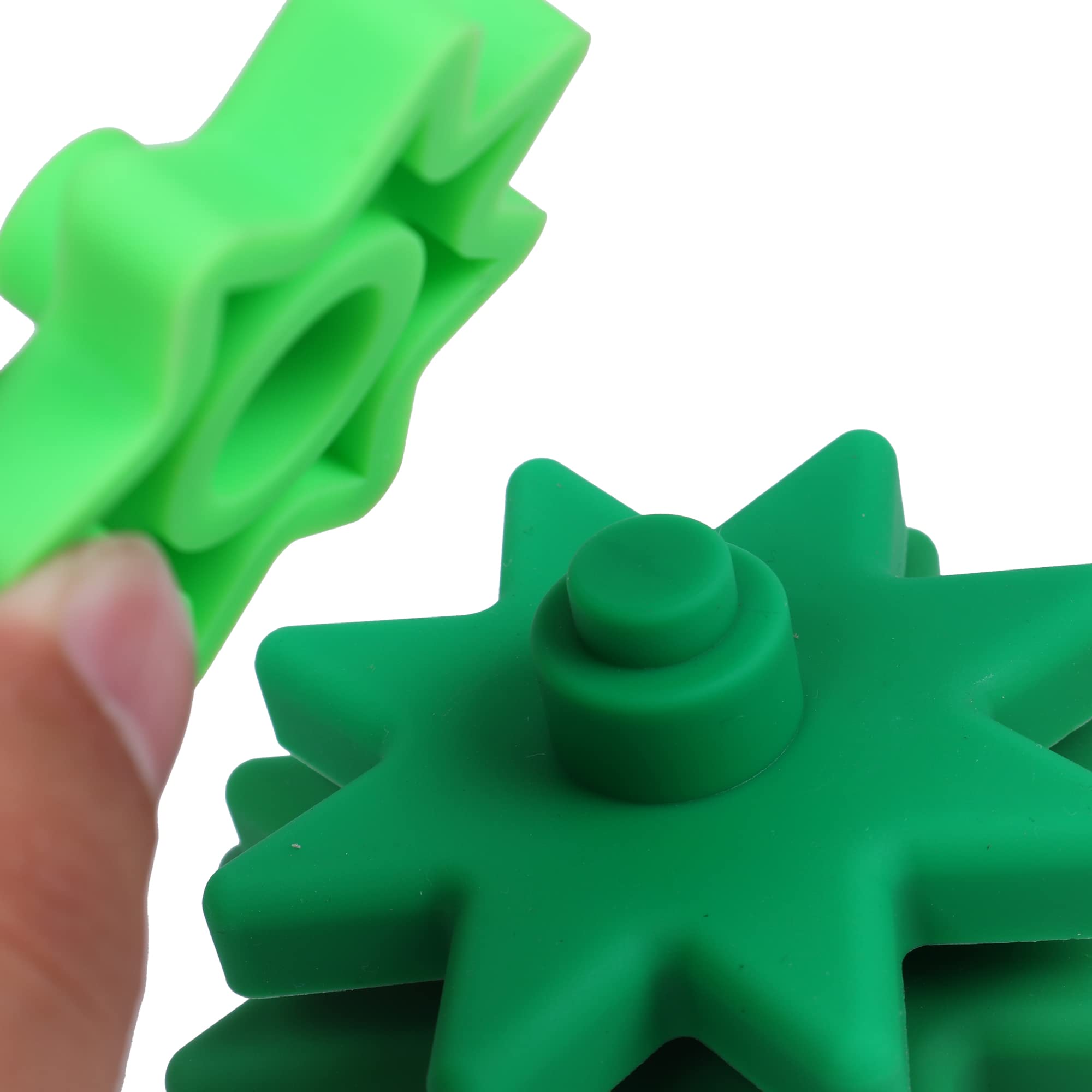 Candywood Baby Silicone Christmas Tree stacked play for hand-eye coordination