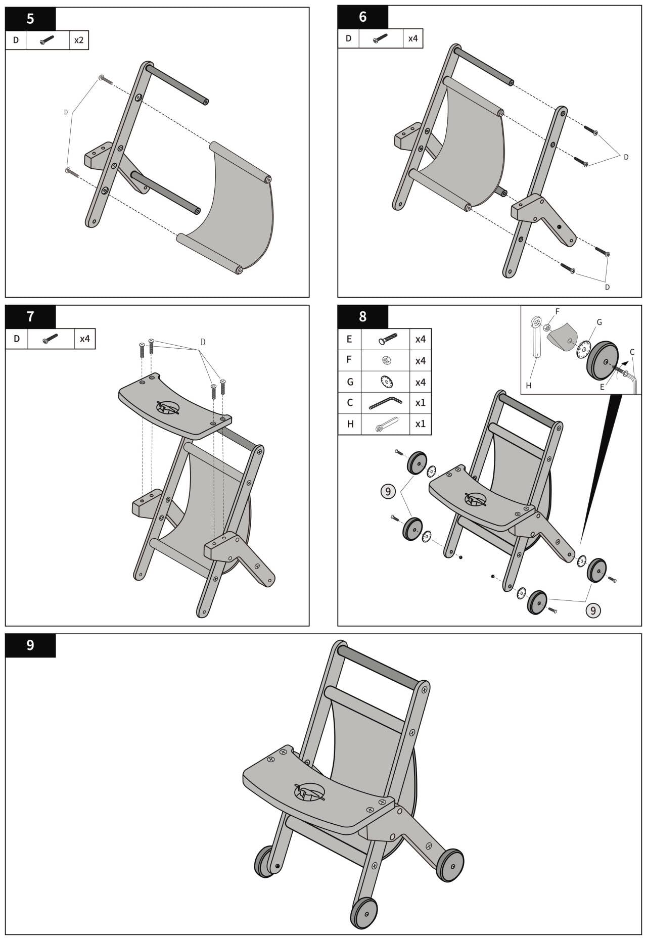 Gift-ready Canuan walker with warm design and versatile play scenarios