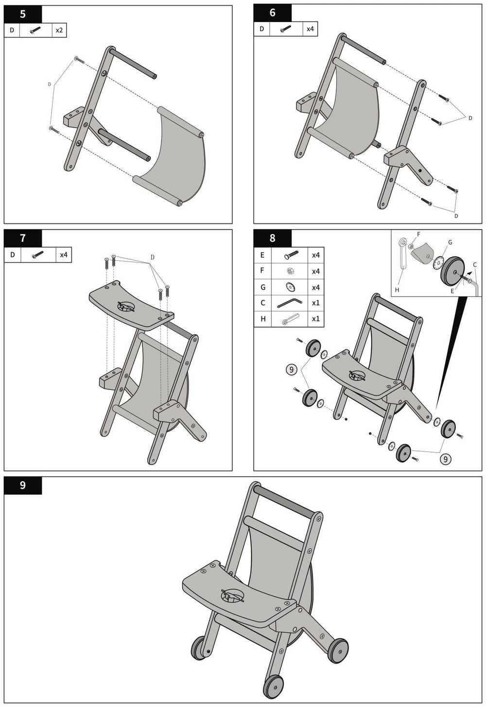 Gift-ready Canuan walker with warm design and versatile play scenarios