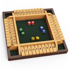 CANYAVE Shut The Box board setup for a cozy family game night