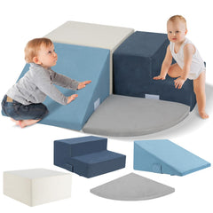 CAPAKIDS large 4pcs climbing toys inside provide safe indoor play for toddlers.