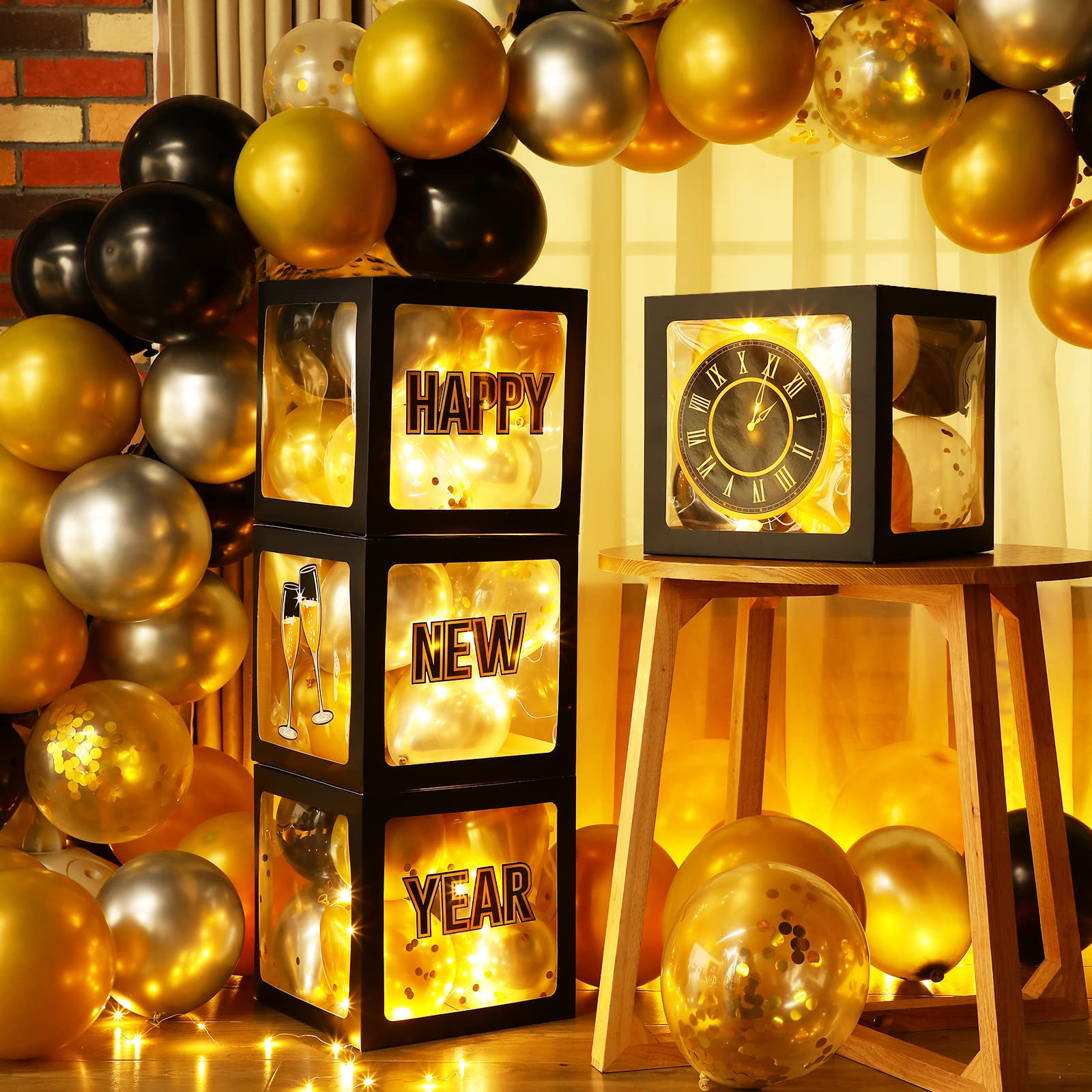 Capoda clock card decor adds countdown vibes to New Year's setup