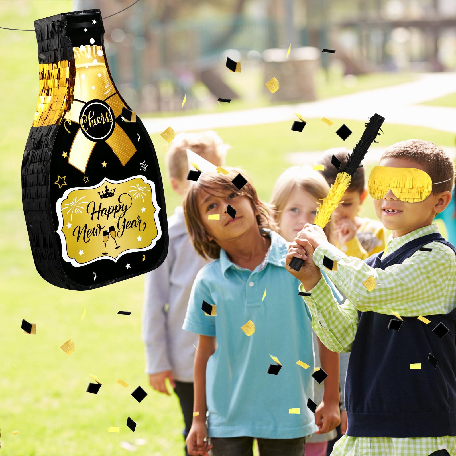 Capoda 16 x 8.3 x 3 inch pinata holds candies or small gifts.