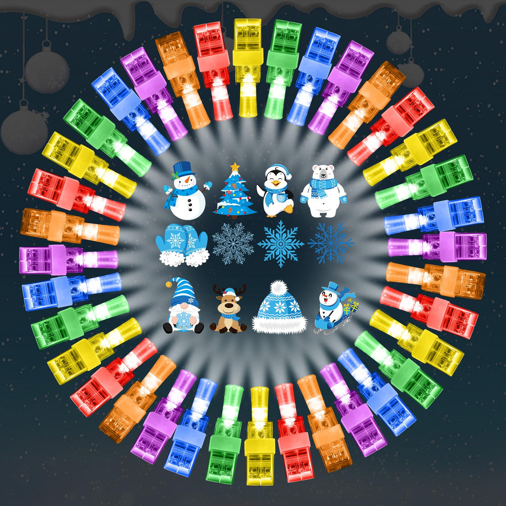 Capoda winter finger lights showcase a penguin design for cute party moments.