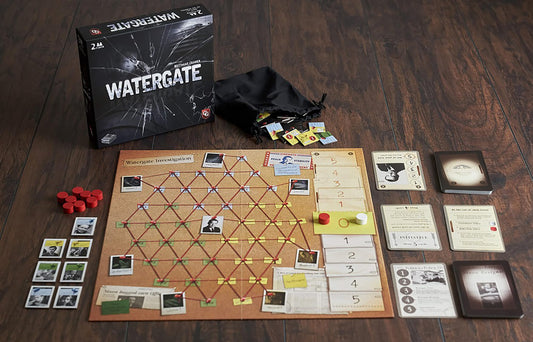 Capstone Games Watergate cards in play powering clutch decisions