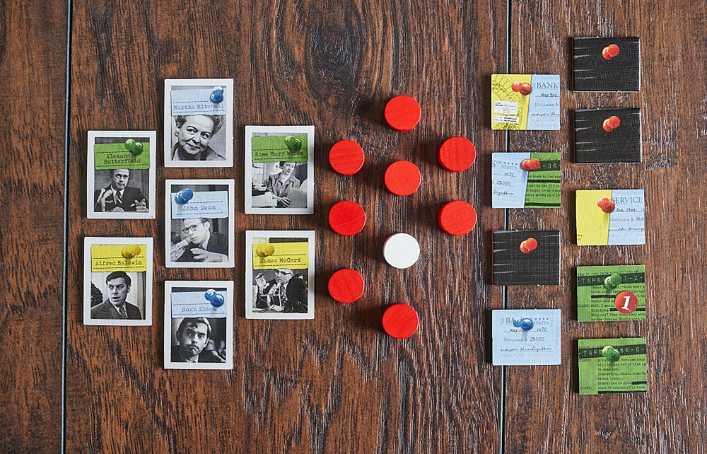 Capstone Watergate Nixon Administration cards illustrate strategic obstruction