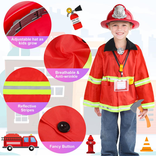 CAPTAIN CHAOWING fireman hat completes the realistic role play look