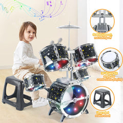 Captain Chaowing star-design drum set night-sky theme inspires imaginative musical play