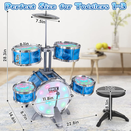CAPTAIN CHAOWING drum sticks included for easy start and rhythmic confidence.
