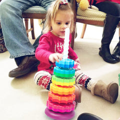CAPT.GOOSE colourful wheels provide tactile play that engages curious toddlers