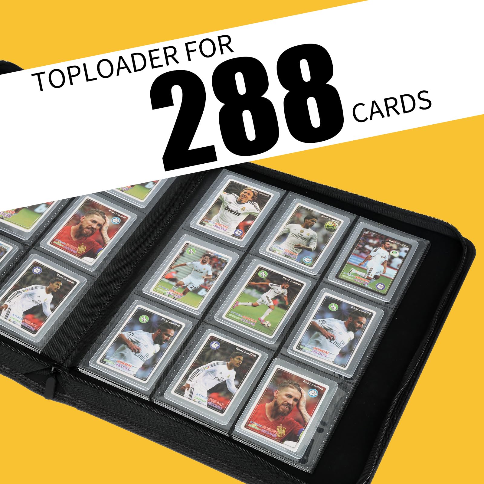CARDBINDER PU leather closeup emphasizes premium feel and durable construction.