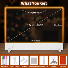 CARDED board demonstrates three lighting modes for varied ambient moods.