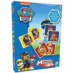 Cardinal Paw Patrol Memory Match game showing Rubble, perfect for family play