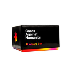 Cards Against Humanity Absurd Box contents displayed for quick setup