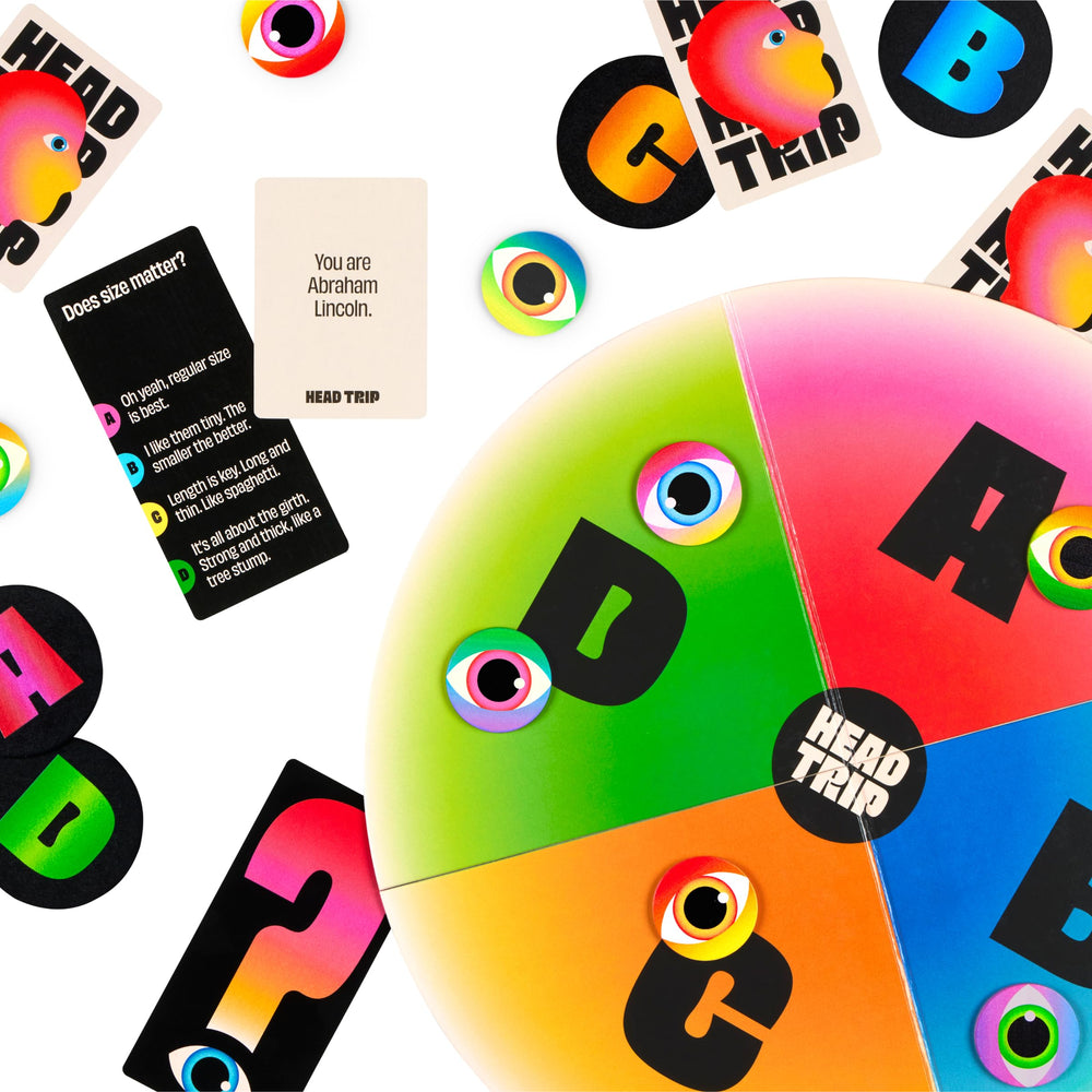 Head Trip head cards showing unique viewpoints used in rounds.