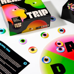 Thick components and tactile chips enhance the Head Trip experience.