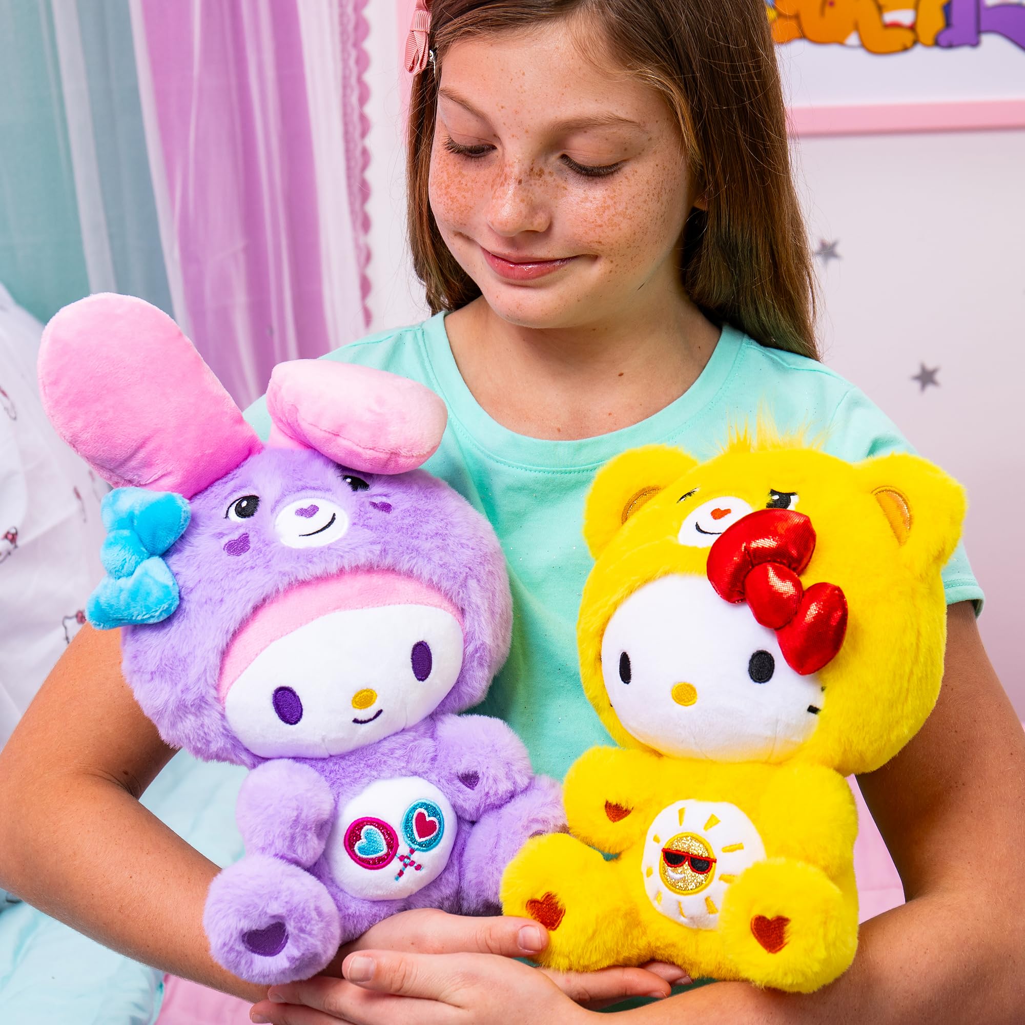Care Bears 10-inch plush designed for on-the-go adventures