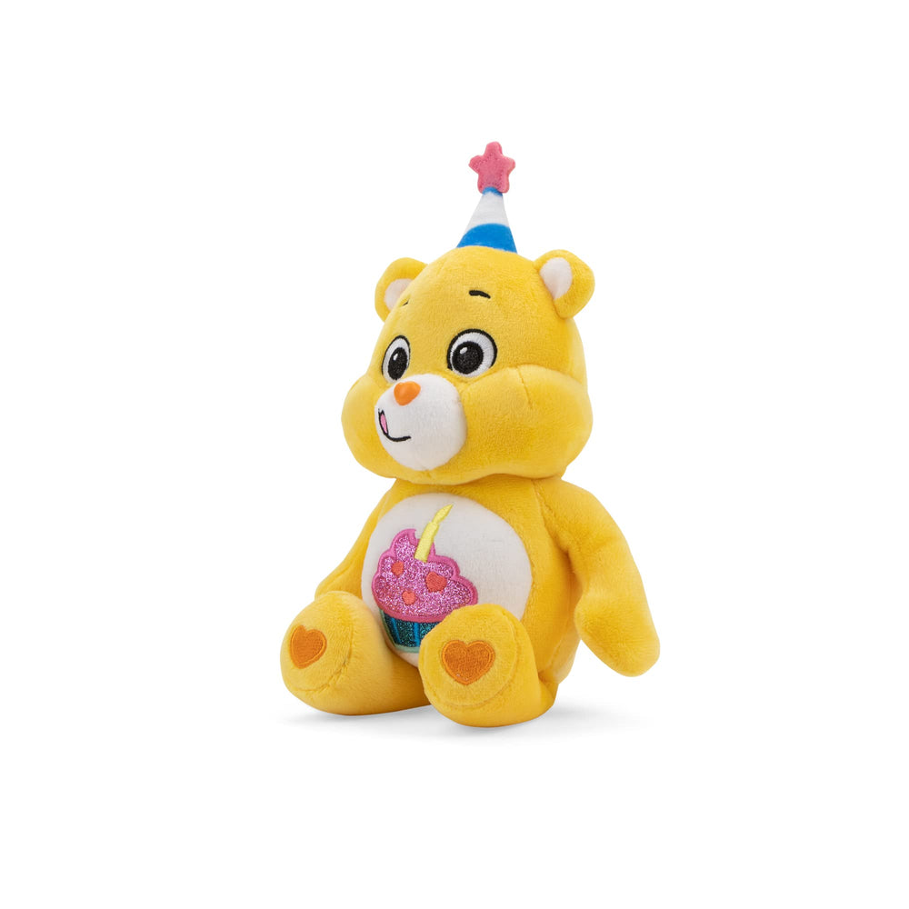 Care Bears glitter eyes and belly badge plush sparkling during playtime for delight