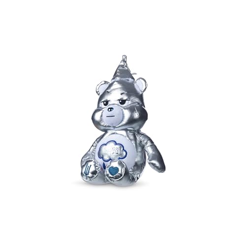 Care Bears Wicked Tin Man plush with silver design detail for shelf appeal.