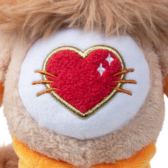 Care Bears Tenderheart Lion fuzzy texture invites tactile play and storytelling.