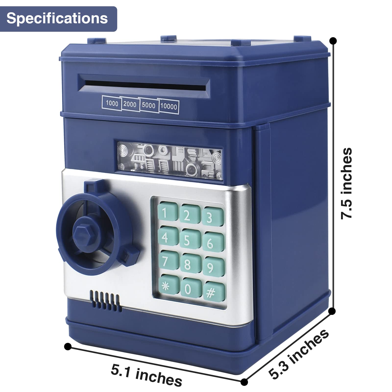 Cargooy mini ATM battery compartment for easy power access