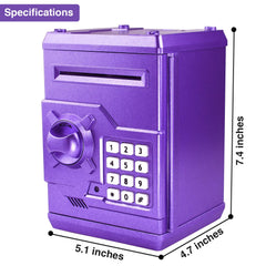 Cargooy Mini ATM Piggy Bank password lock showcases secure kid-friendly savings