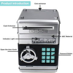Cargooy piggy bank password lock close-up demonstrates secure access for allowances