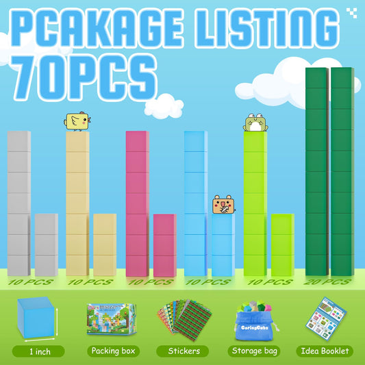 CaringCubs stickers and tiles encourage imaginative builds and cooperative problem solving