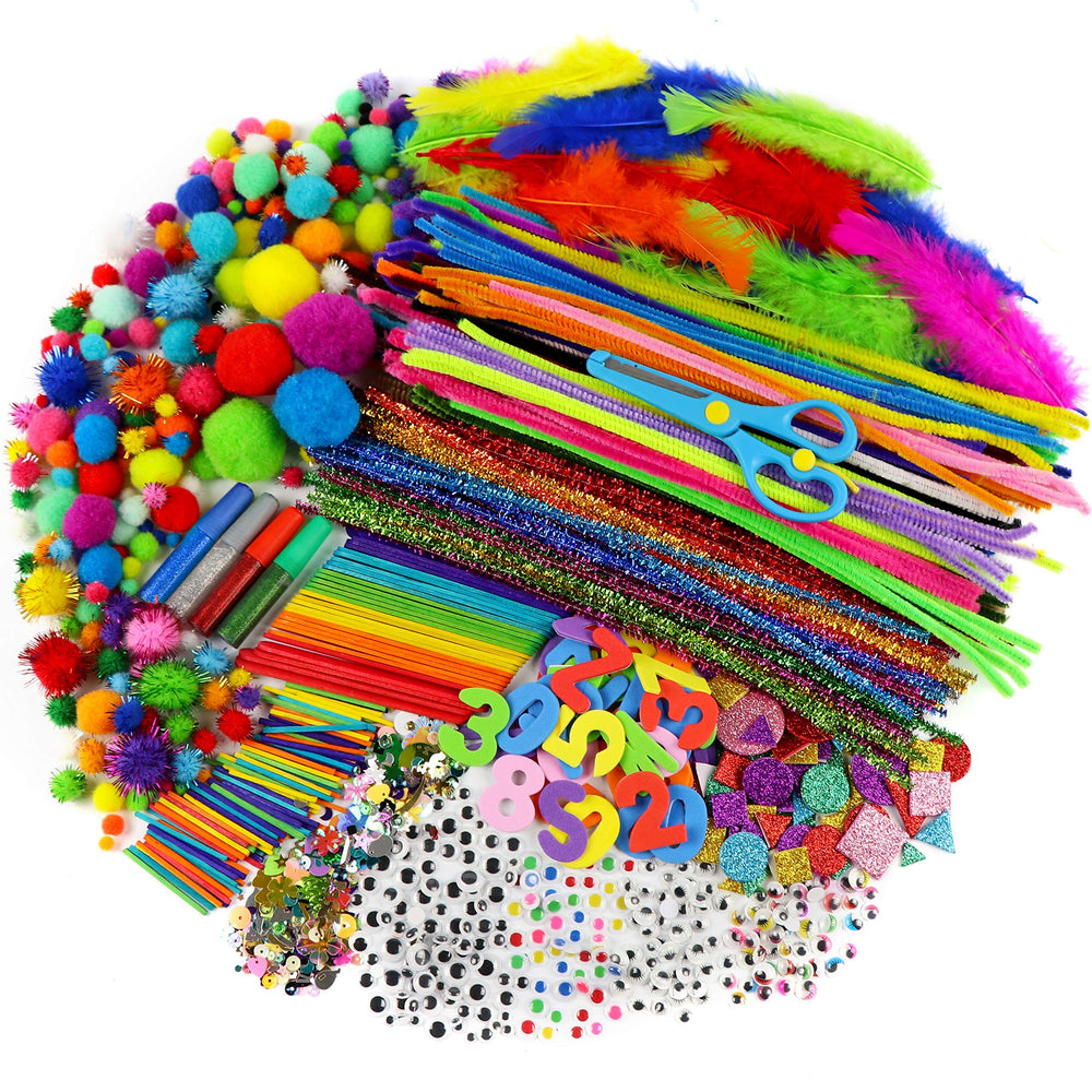 Carl & Kay glitter pom poms spark joyful, tactile art experiences.