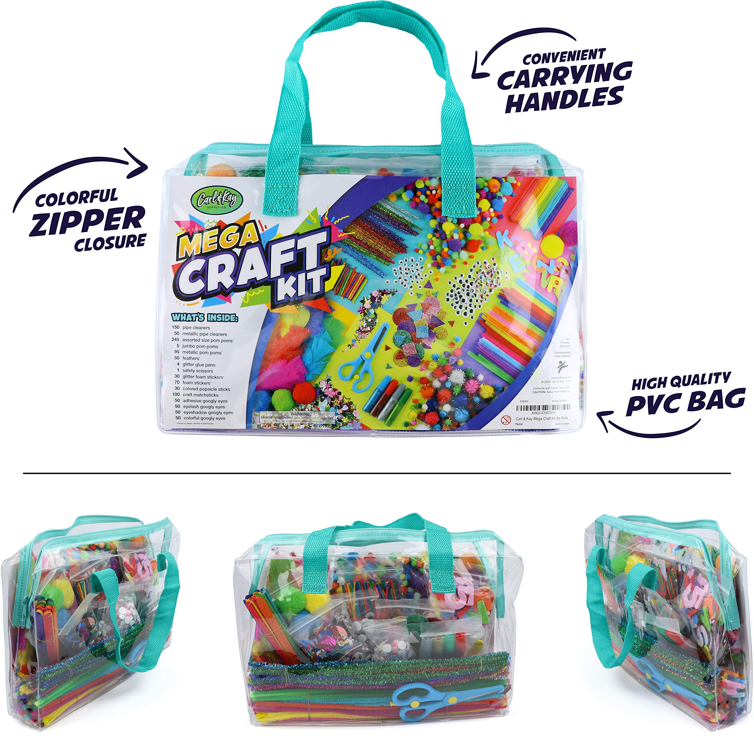 Carl & Kay pipe cleaners assortment inspires hands-on creativity and color mixing.