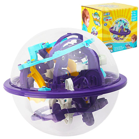 Carlerait Maze Ball interior 3D labyrinth with ramps for engaging puzzle play