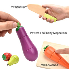CARLORBO strawberry play food for vibrant sliceable fruit and fine motor practice