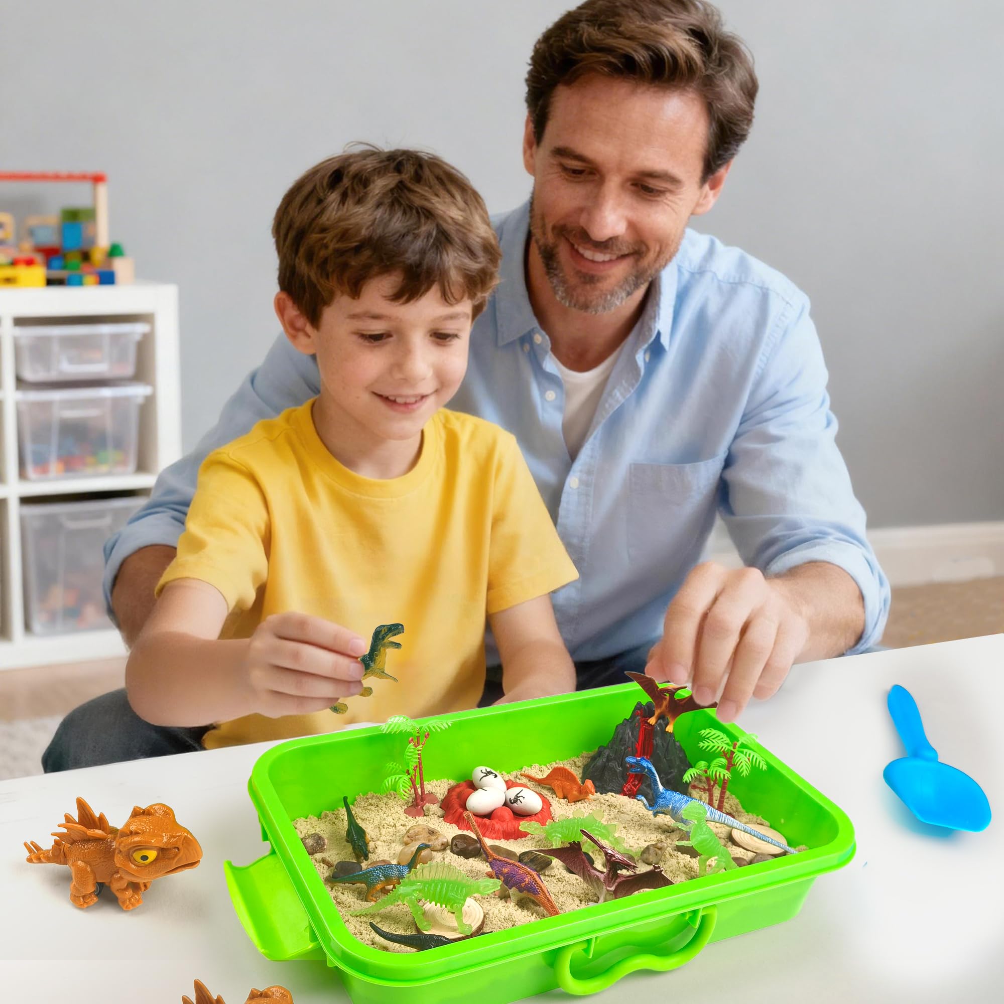 Carolart Dino Trees Volcano adds pretend geology adventures and scene-building.