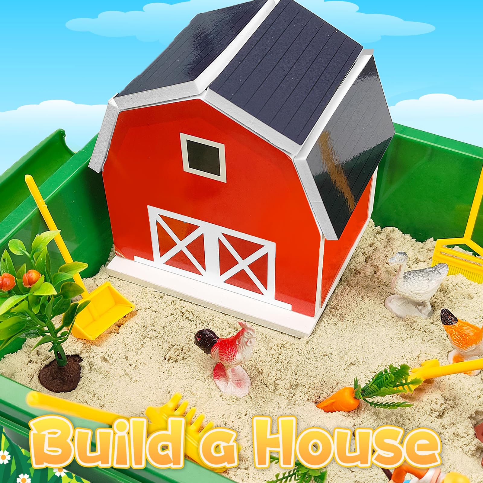 Carolart farm animals figures enhancing pretend play and language development