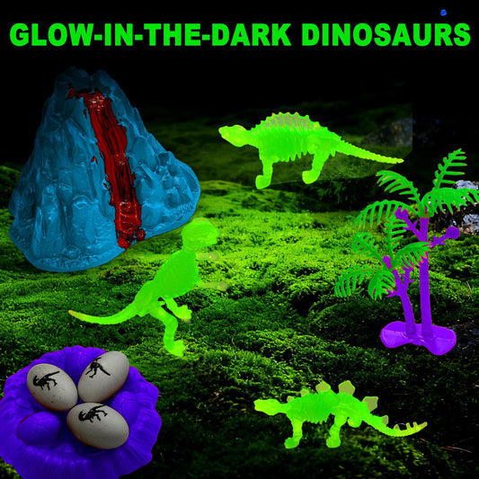 Carolart Glow-in-the-Dark Dinosaurs illuminate play and spark nighttime imagination.