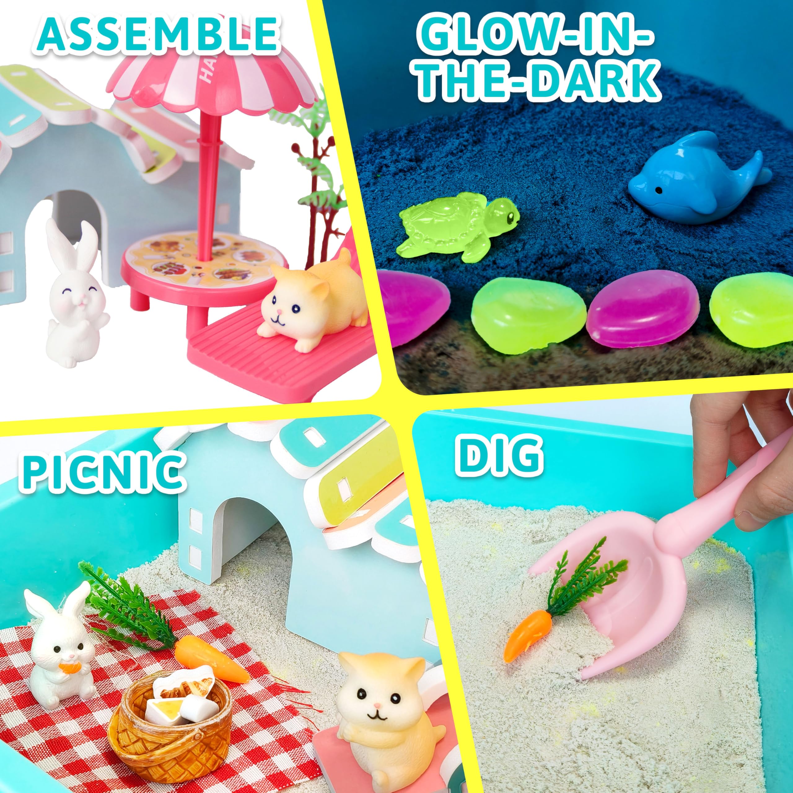 Carolart glow stones brighten sensory play for engaging evenings and focus.
