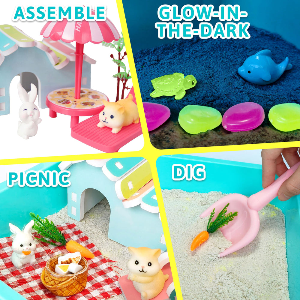 Carolart glow stones brighten sensory play for engaging evenings and focus.