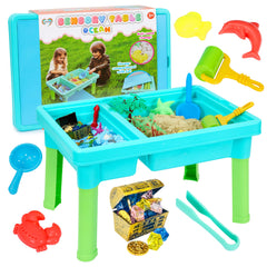Carolart Ocean Sensory Table base assembly for compact, versatile play areas.