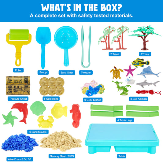 Carolart Ocean Sensory Table lid and bin for tidy storage and quick setup.