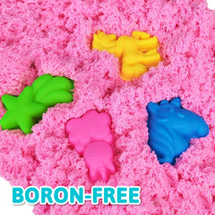 Carolart sensory-bin setup shows easy cleanup and versatile play setups.